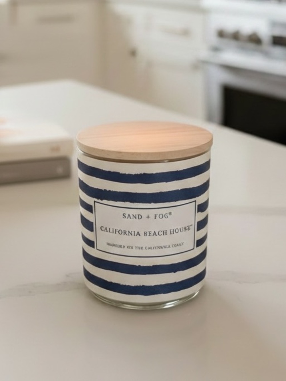 Sand + Fog California Beach House Hand Poured Natural Wax Candle 10 oz
